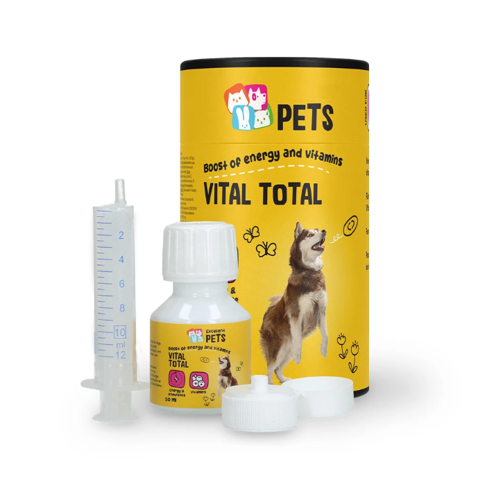 Vitamine hond, honden, hond, vitamines, VItal Total